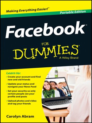 cover image of Facebook For Dummies